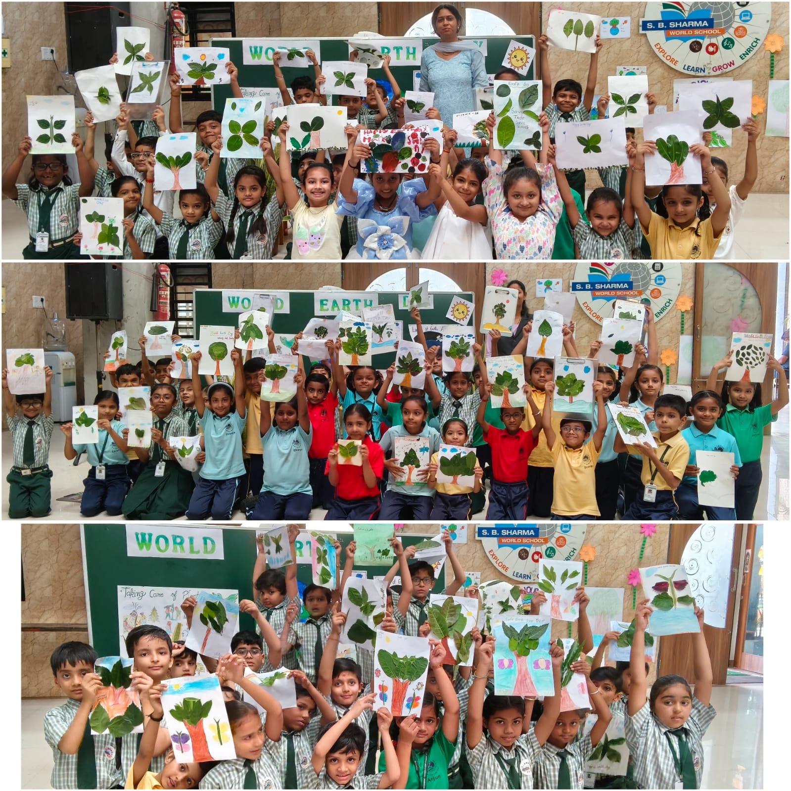 World Earth Day Celebration Grade 2-3-4-5 Students